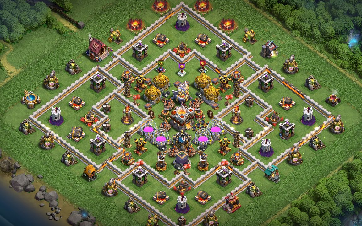 Town Hall 11 CWL Base layout by Dragon Raider