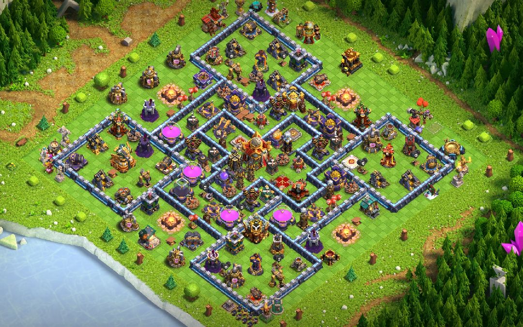 Town Hall 16 War Base layout by Seiboi Qsai