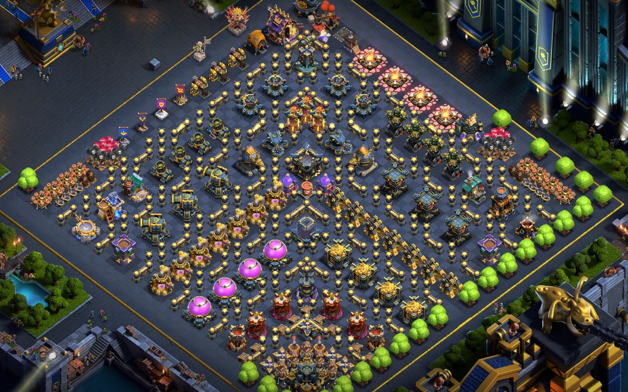 Town Hall 17 Farming Base layout by `★★★`