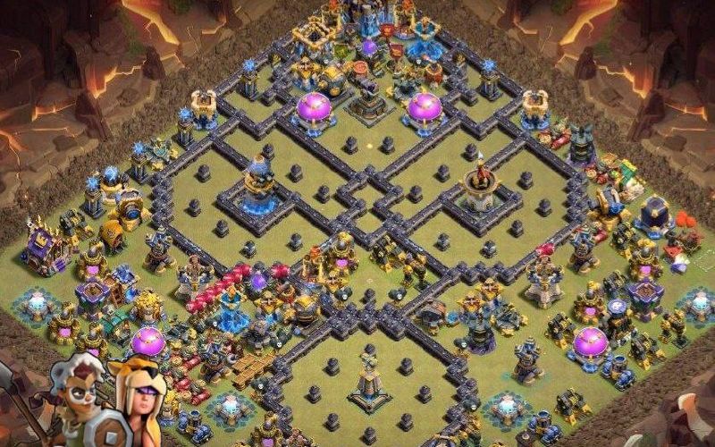 Town Hall 18 Trophy Base layout by ديوان الملوك 👑
