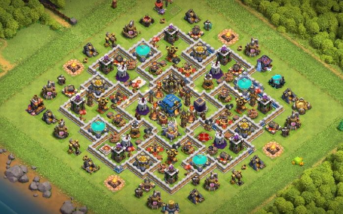 Town Hall 12 Hybrid Base layout by #Perfect_Gammer