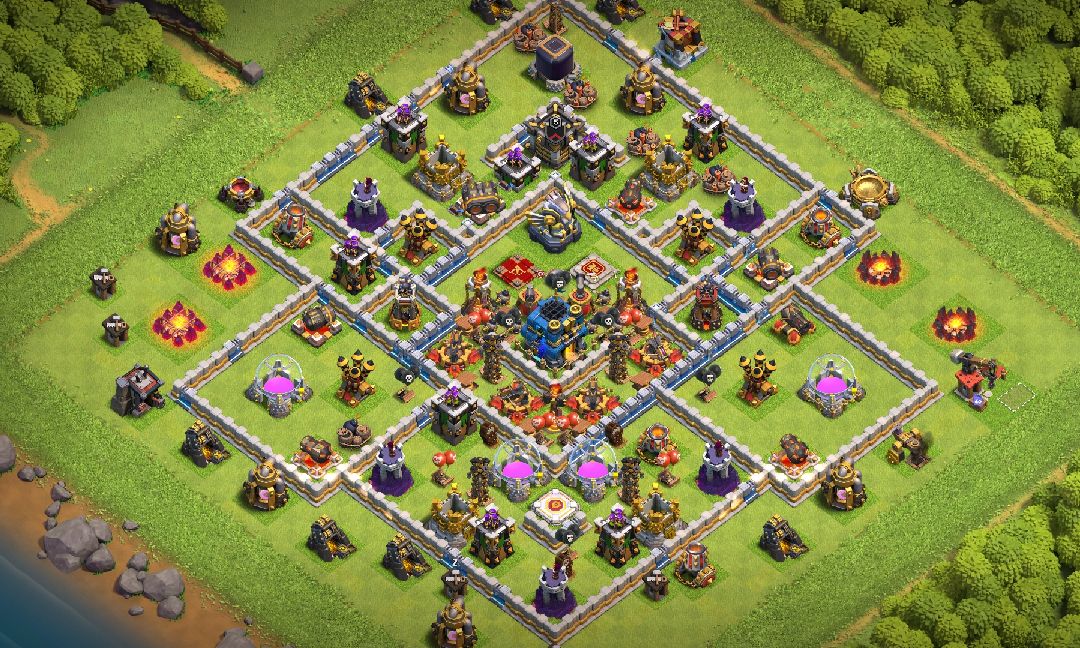 Town Hall 12 Trophy Base layout by OisikPlays