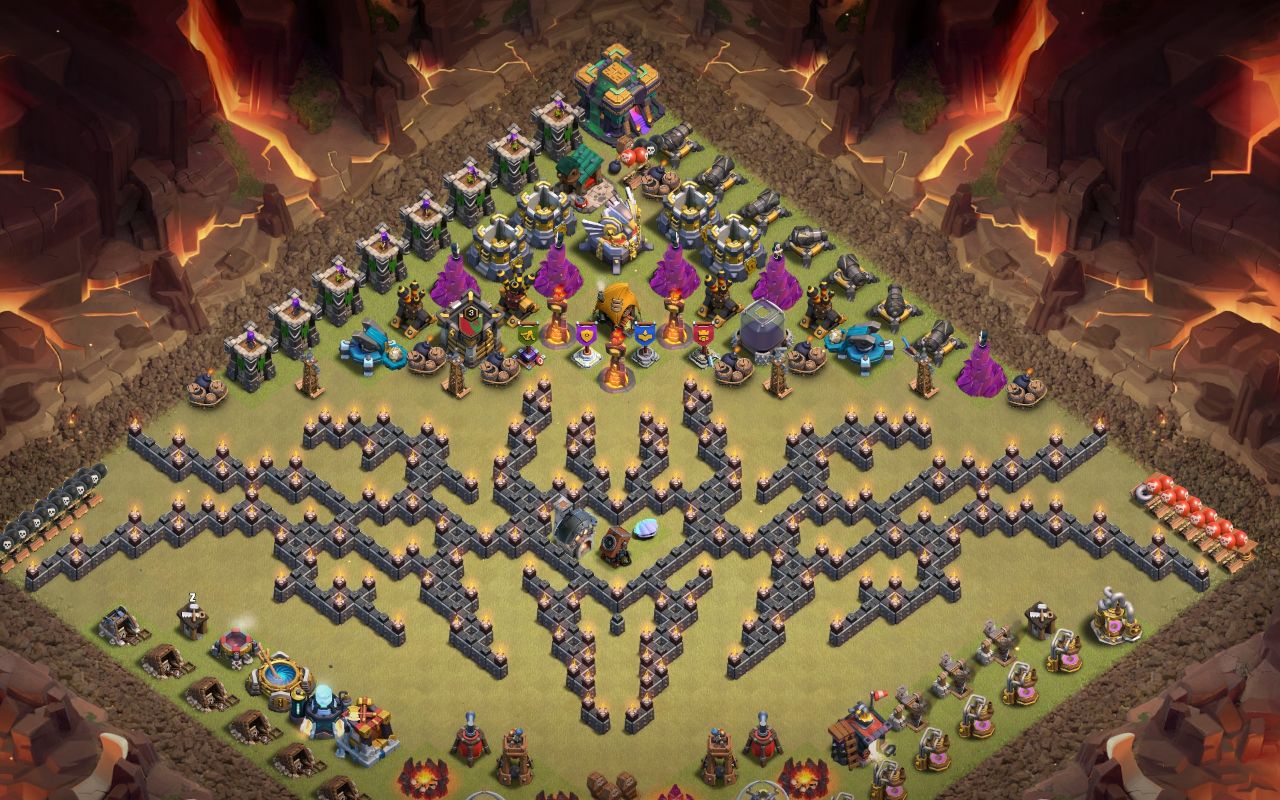 Town Hall 14 Fun Base layout by ⓵🅂🄰🄼🅃⓵