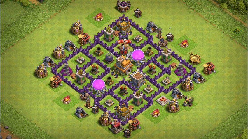 Town Hall 7 Trophy Base layout by TReX