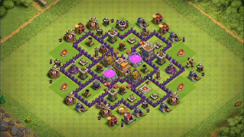 Town Hall 7 Farming Base layout by TReX