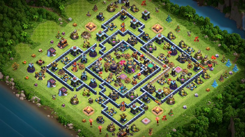Town Hall 14 Farming Base layout by TReX