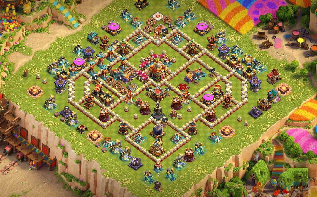 Town Hall 16 Hybrid Base layout by Atilla The Pun