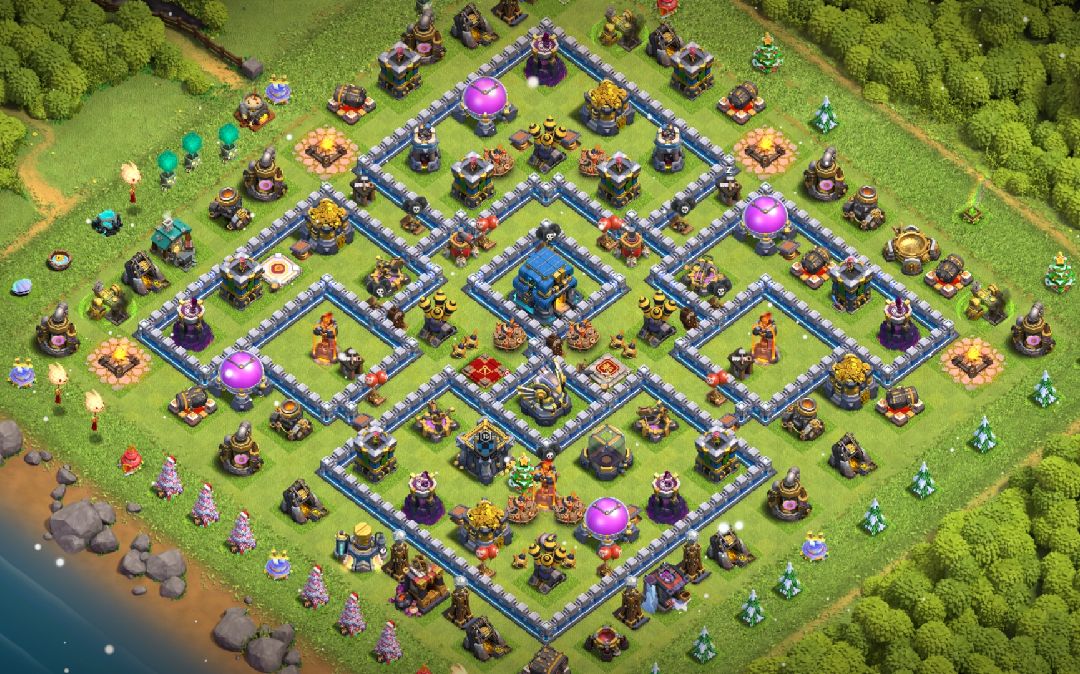 Town Hall 12 Trophy Base layout by ye