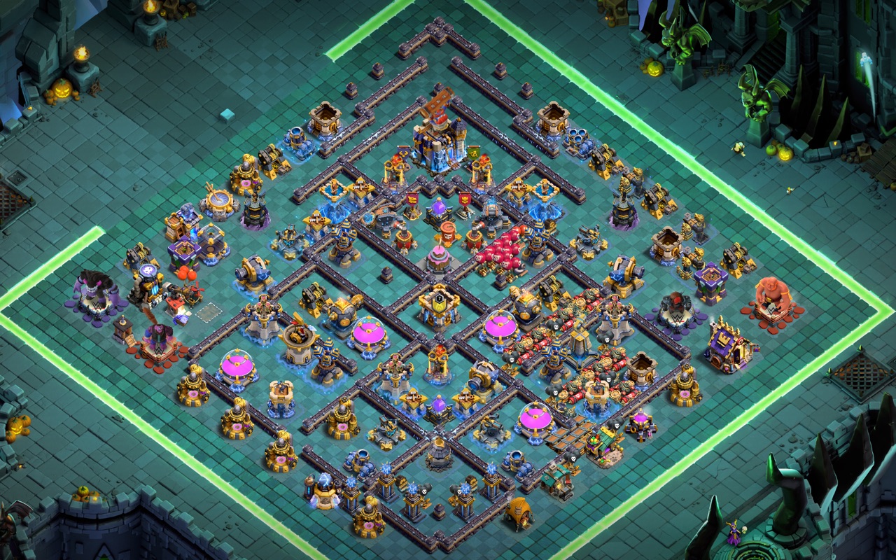 Town Hall 18 Trophy Base layout by Fatih Öztürk