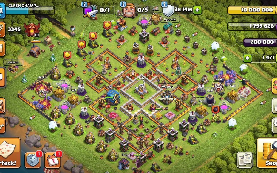Town Hall 12 Farming Base layout by CLASH CHAMP