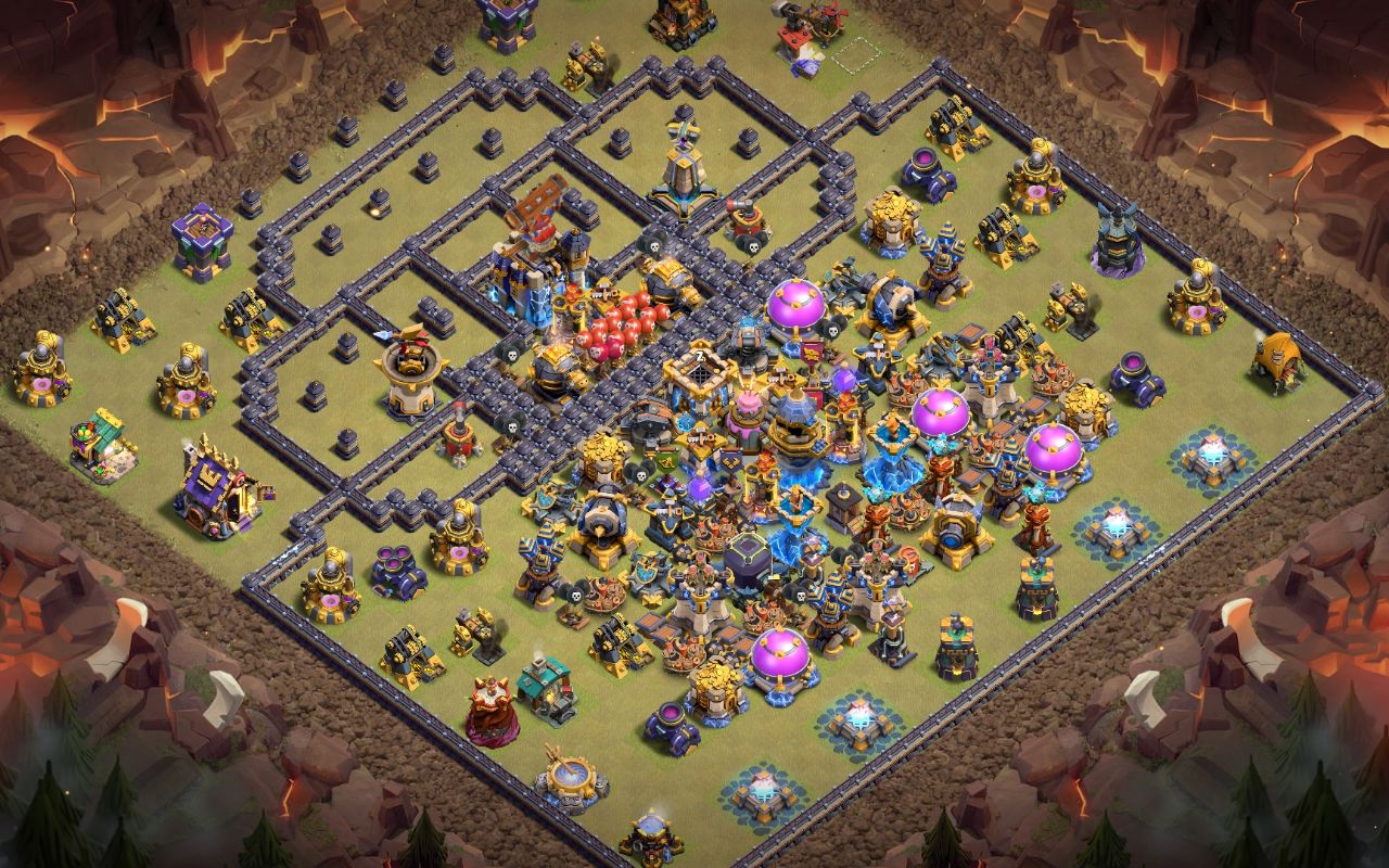 Town Hall 18 Hybrid Base layout by BH10