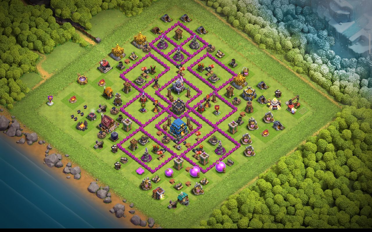 Town Hall 12 CWL Base layout by ادخل الكلان اذه أنته عربي ومنور