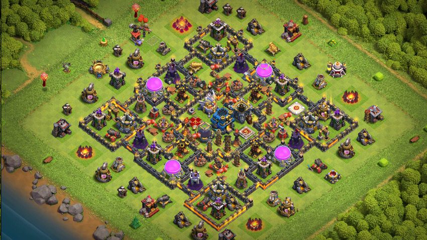 Town Hall 12 Farming Base layout by TReX