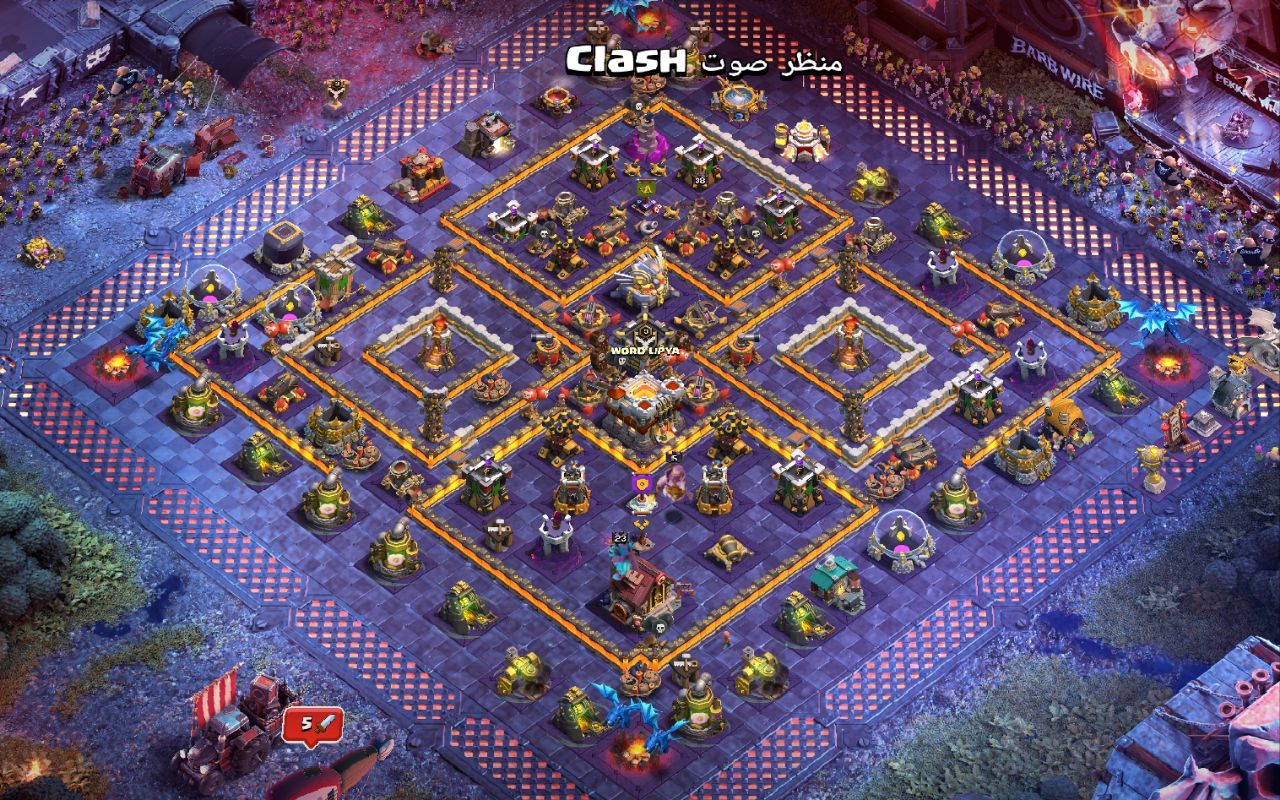 Town Hall 11 War Base layout by عــطــش