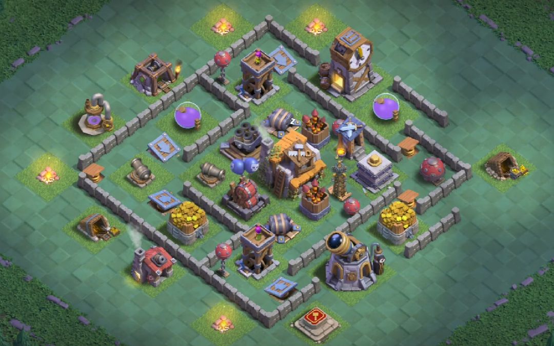 Builder Hall 5 Builder Base layout by XLR8