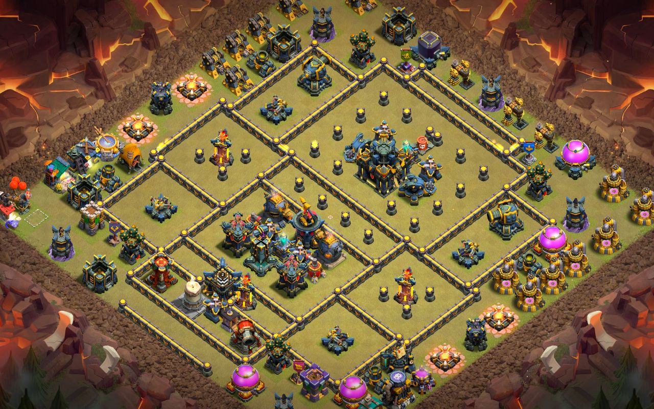 Town Hall 17 War Base layout by Jastineeex