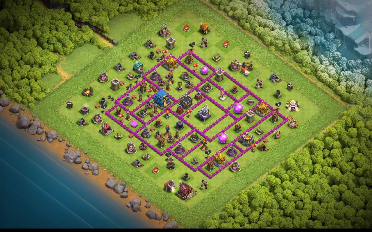 Town Hall 12 War Base layout by ادخل الكلان اذه أنته عربي ومنور