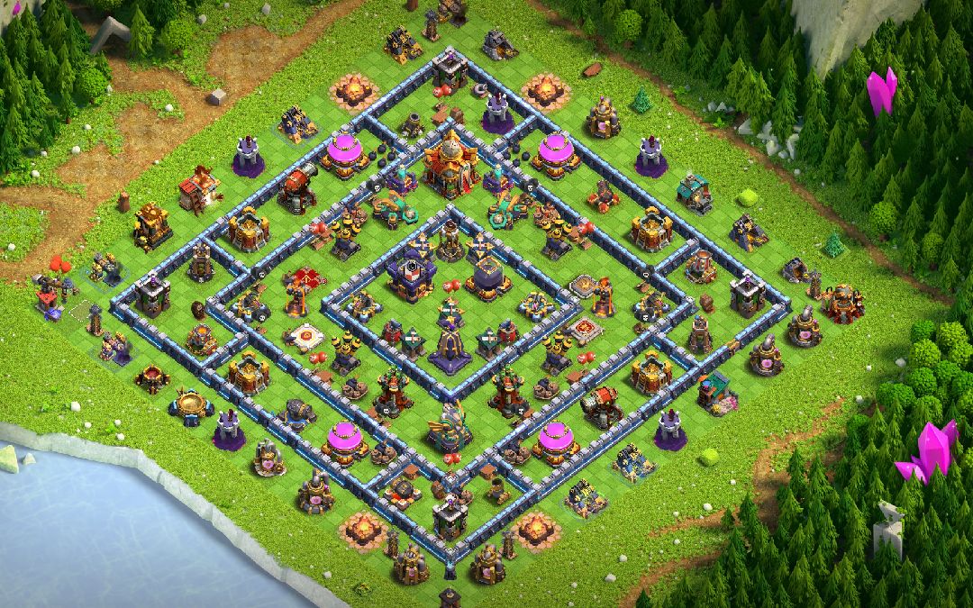 Town Hall 16 Trophy Base layout by another world