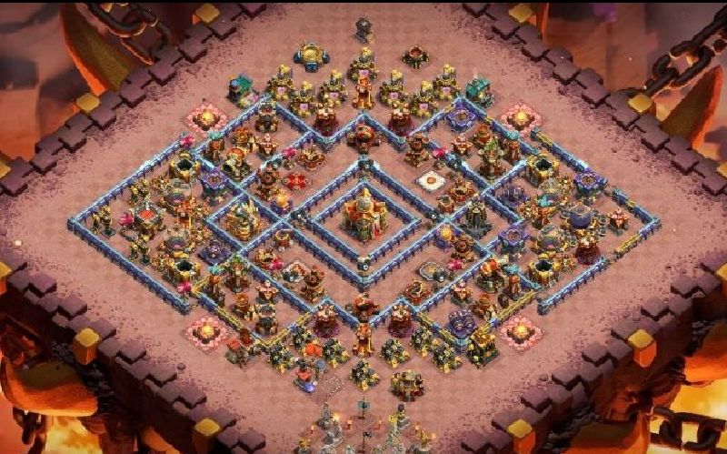 Town Hall 16 War Base layout by ™ANIK_♚100