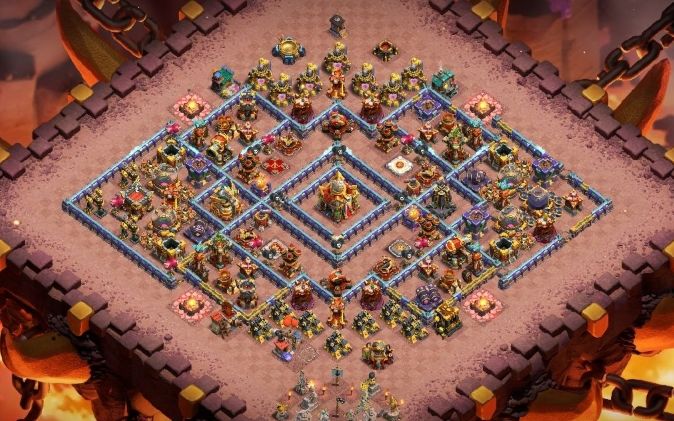 Town Hall 16 Hybrid Base layout by #Perfect_Gammer