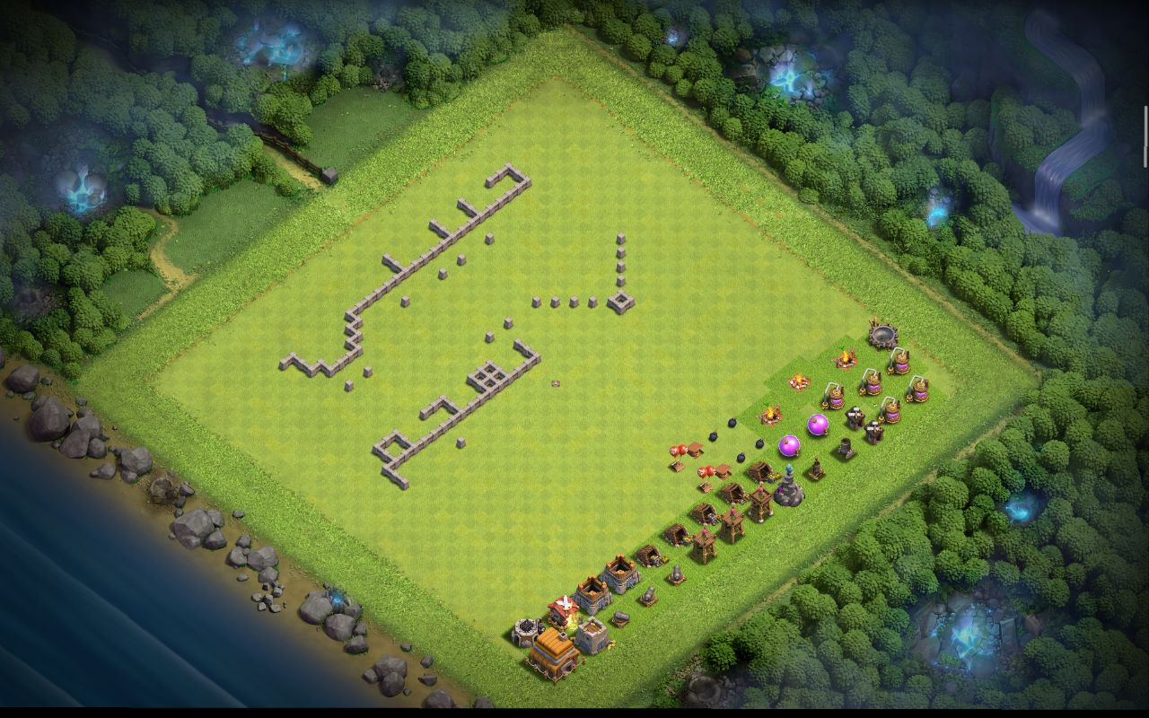Town Hall 5 War Base layout by ادخل الكلان اذه أنته عربي ومنور