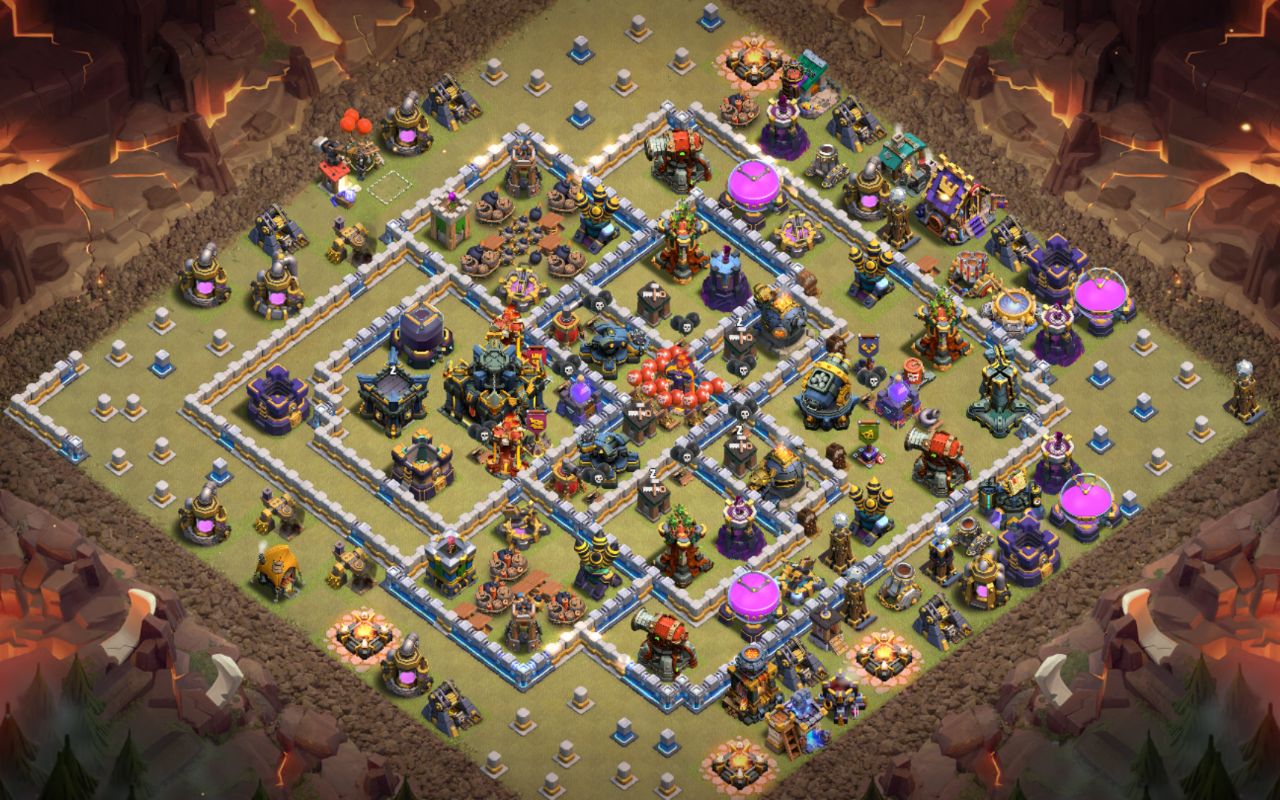 Town Hall 17 War Base layout by BROTHERS ARMY