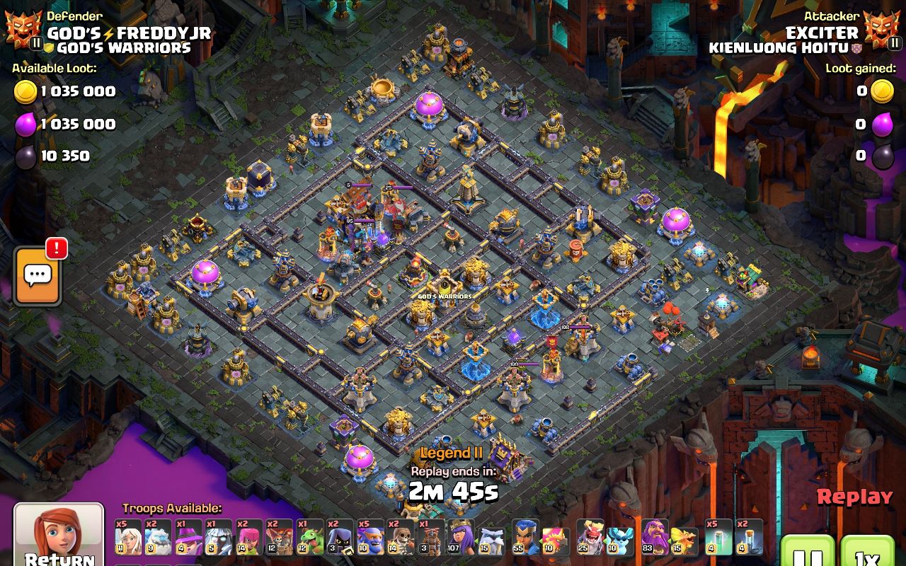 Town Hall 18 Trophy Base layout by XLR8