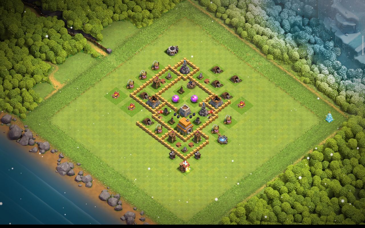 Town Hall 6 Trophy Base layout by ادخل الكلان  اذه أنته عربي  ومنور
