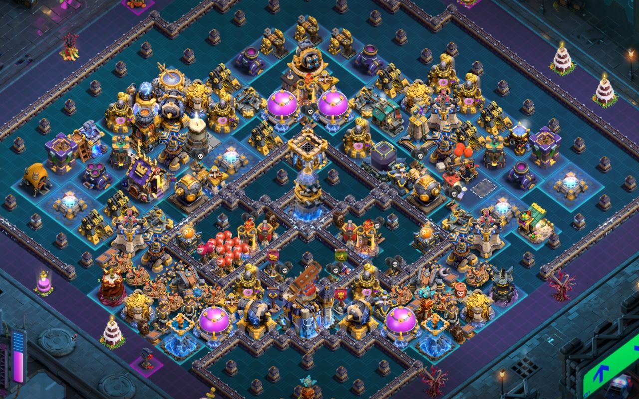 Town Hall 18 Hybrid Base layout by BH10