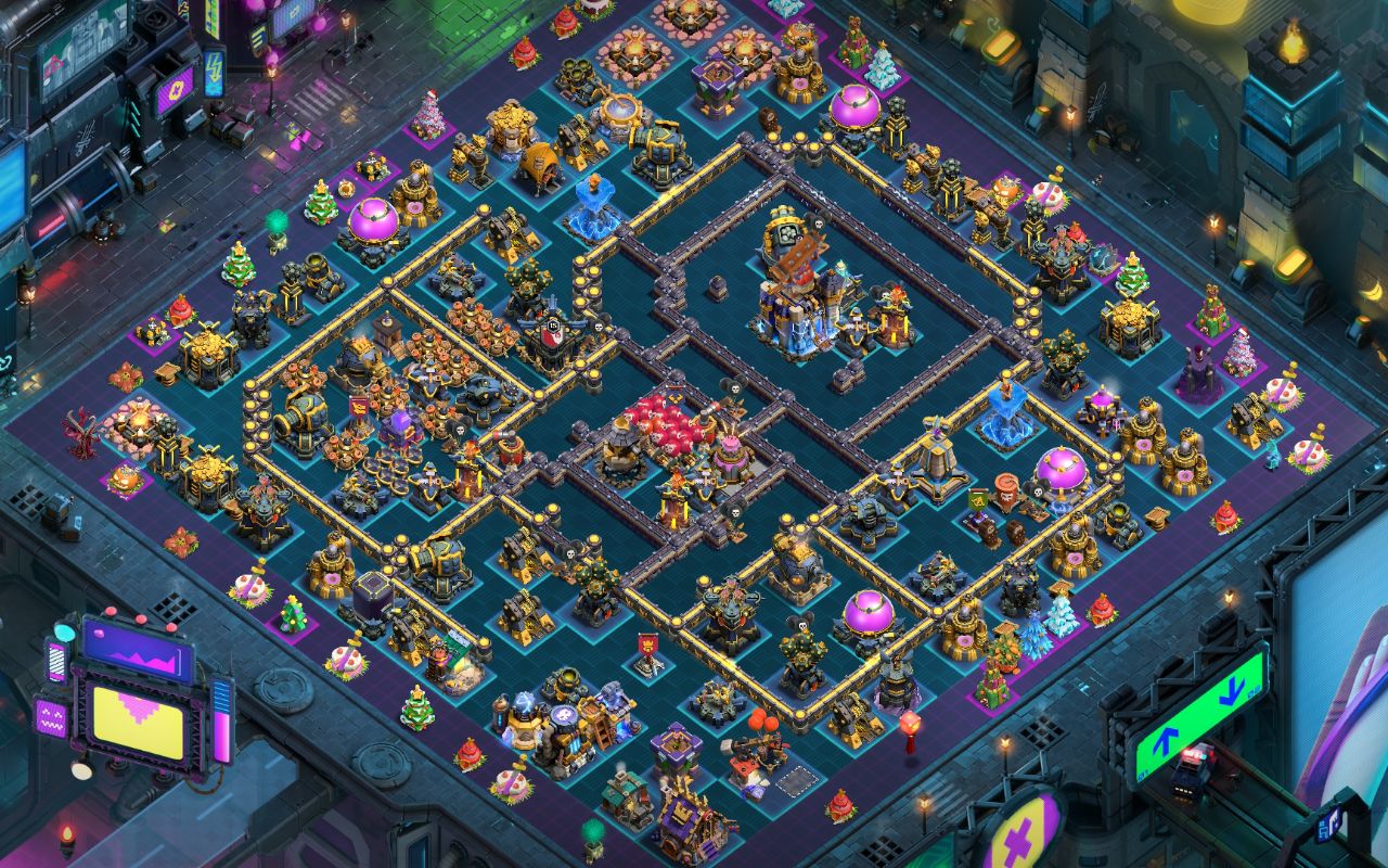 Town Hall 18 Trophy Base layout by GenSPX