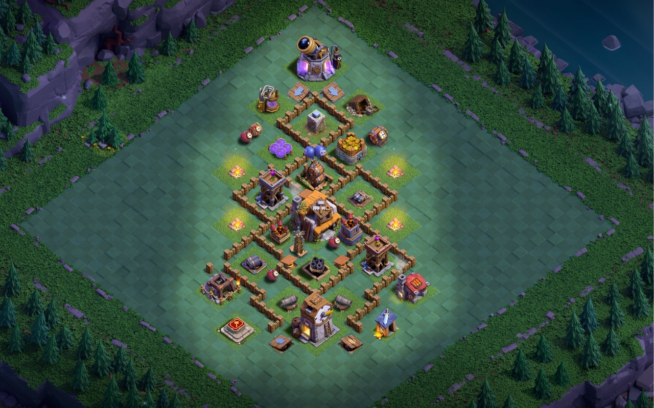 Builder Hall 5 Builder Base layout by oby