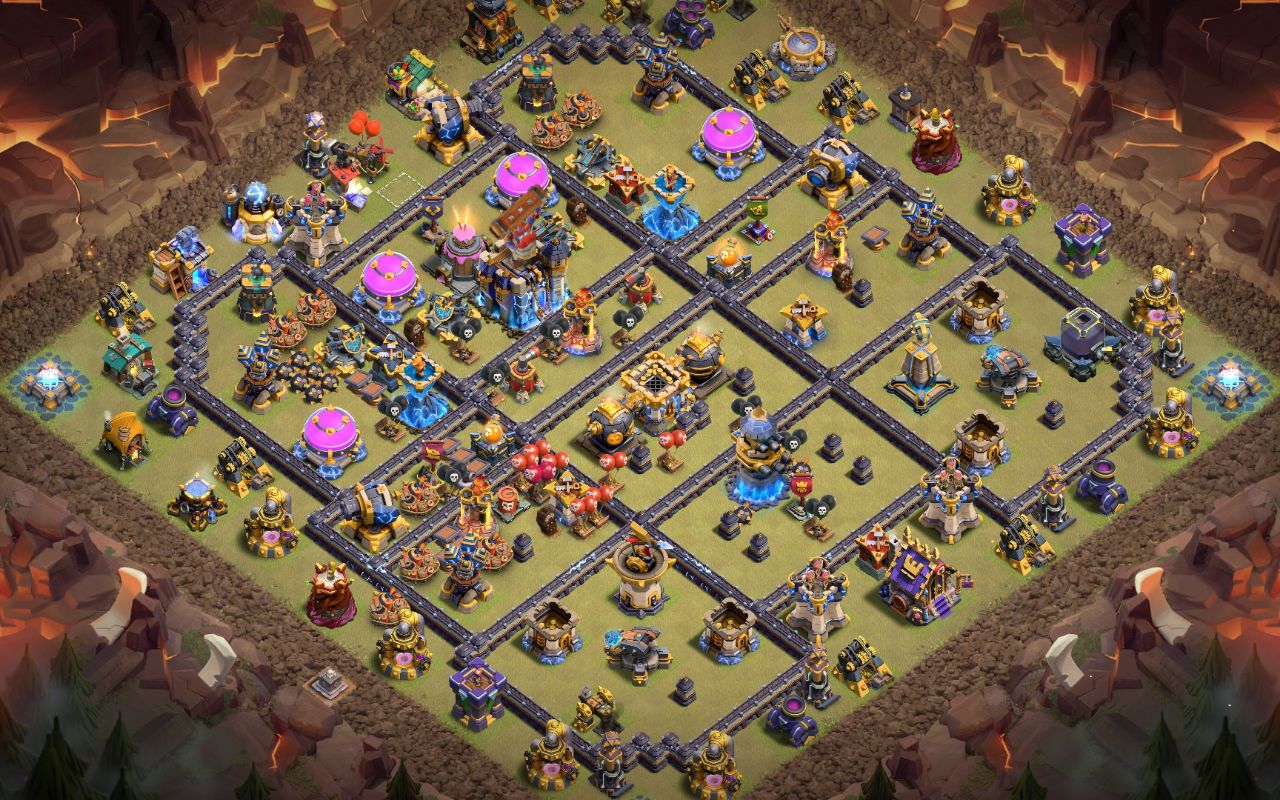 Town Hall 18 War Base layout by BH10