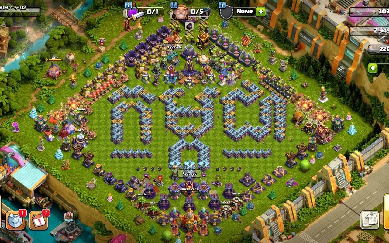 Town Hall 16 Farming Base layout by User