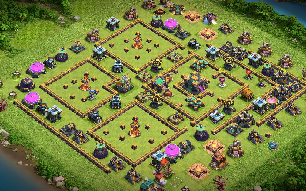 Town Hall 14 CWL Base layout by User