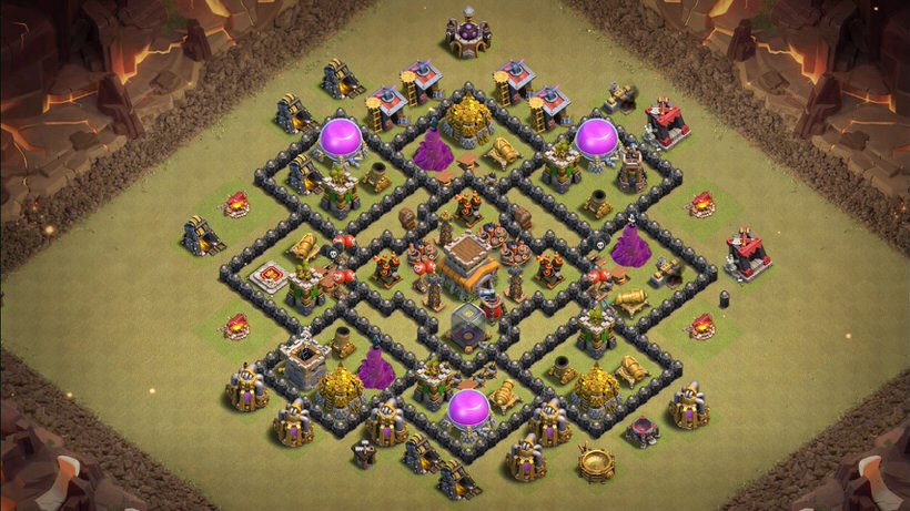 Town Hall 8 War Base layout by TReX
