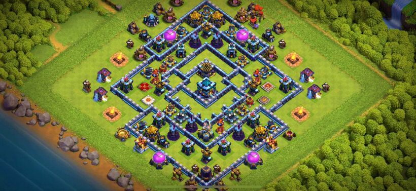 Town Hall 13 Trophy Base layout by TReX