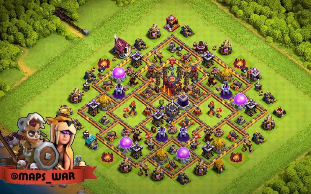 Town Hall 10 Trophy Base layout by ديوان الملوك 👑