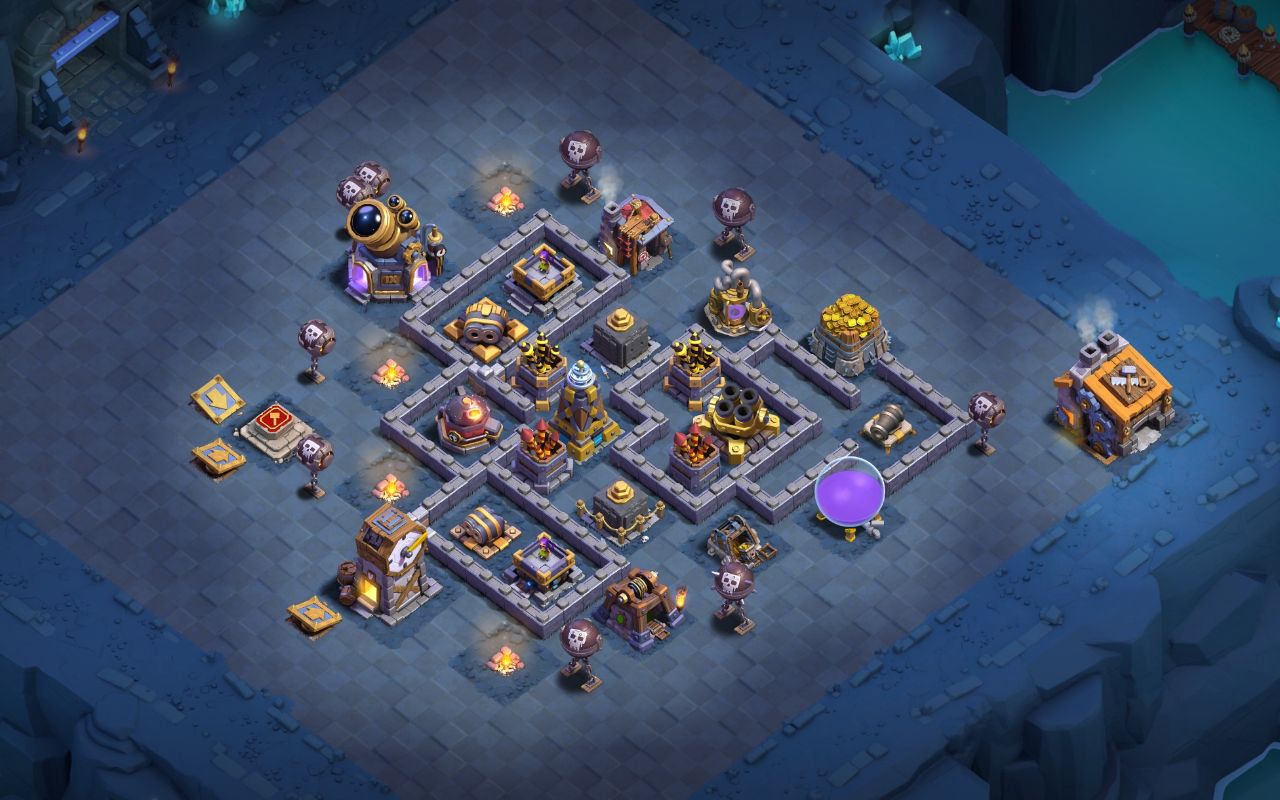 Builder Hall 9 Builder Base layout by Shakil Ahmed