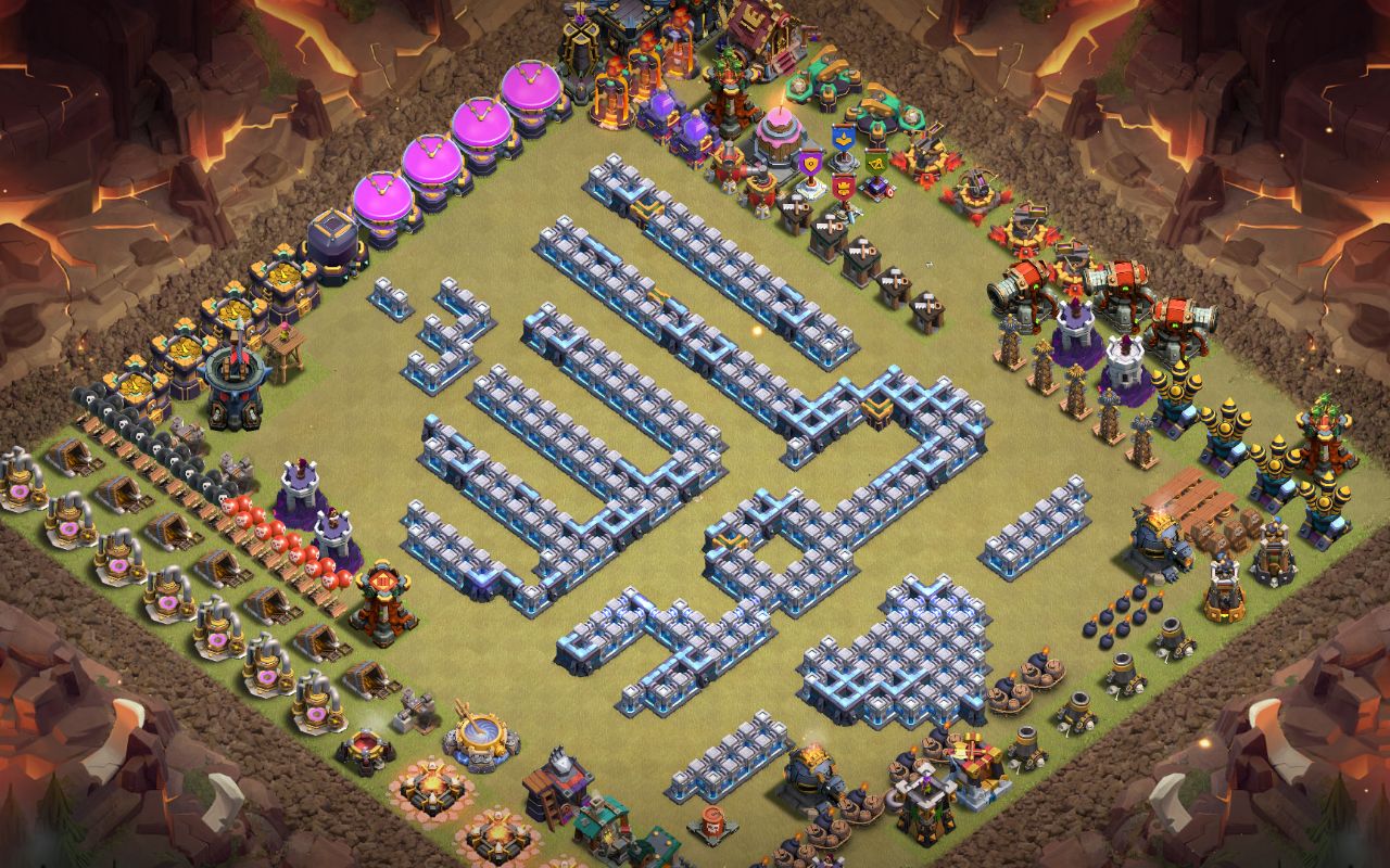 Town Hall 17 Fun Base layout by Sheikh Sadik