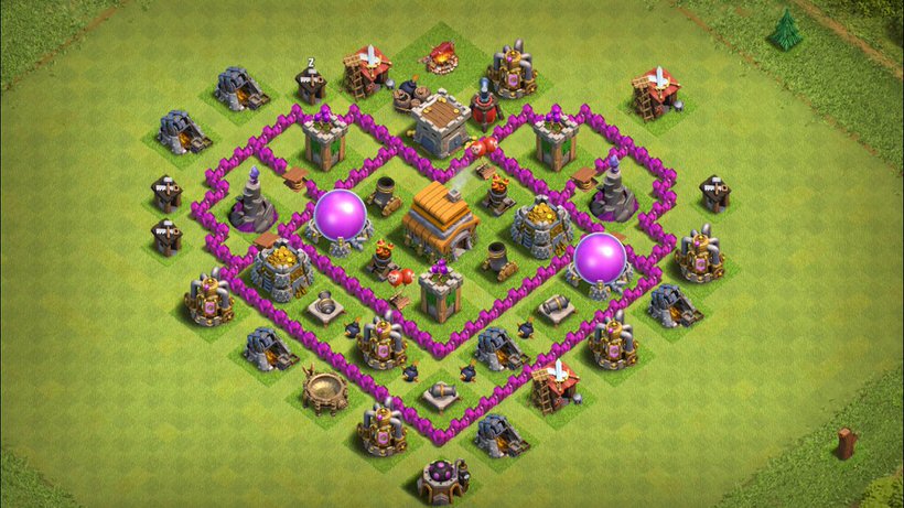 Town Hall 6 Fun Base layout by TReX