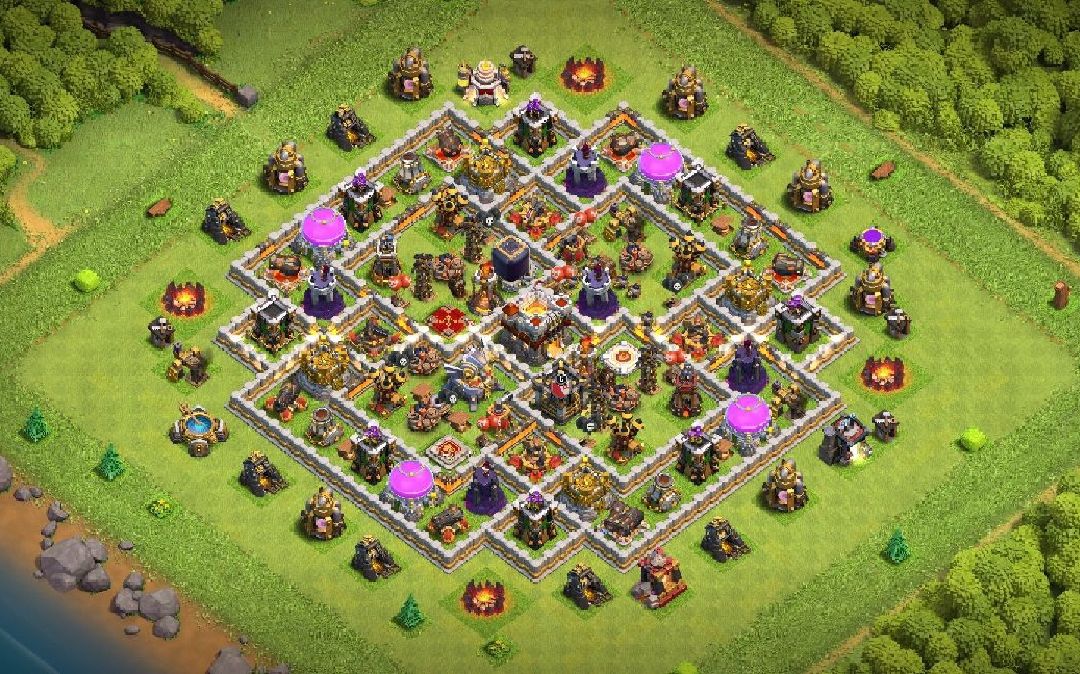 Town Hall 11 Trophy Base layout by ardean