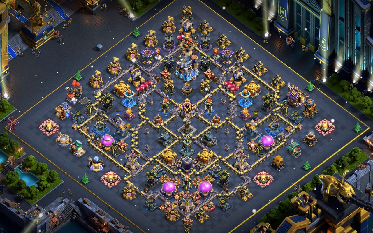 Town Hall 18 Farming Base layout by Bj Raihan