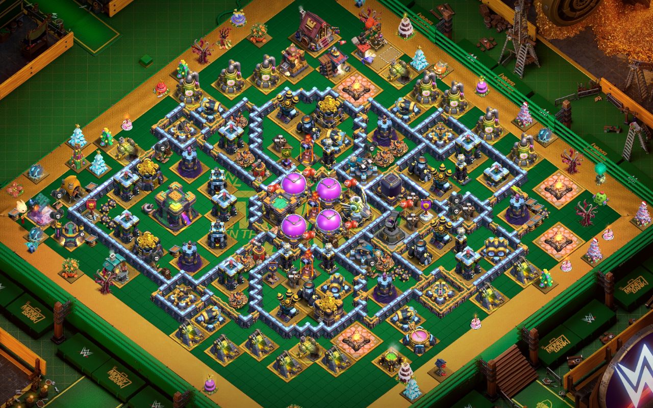 Town Hall 14 Trophy Base layout by D I A ZE P ∆ M