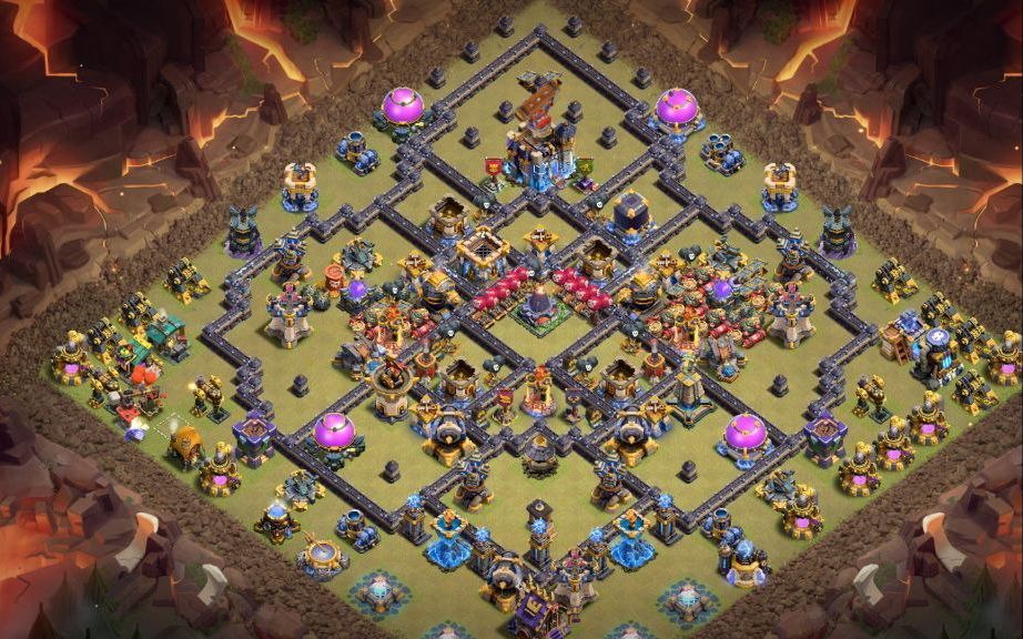Town Hall 18 War Base layout by HERO SINA