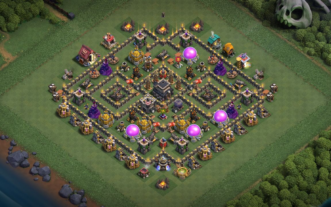Town Hall 9 CWL Base layout by Dragon Raider