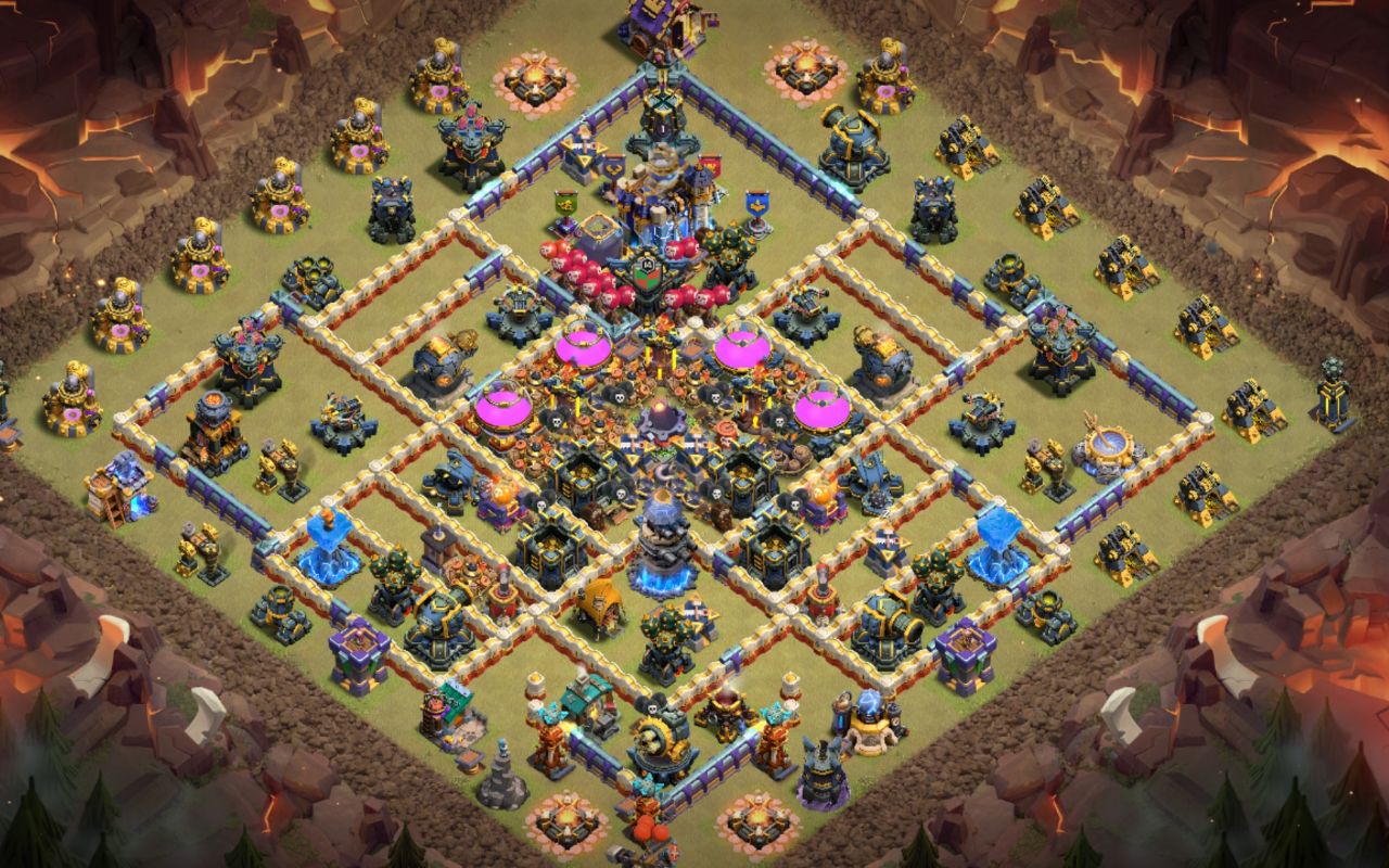 Town Hall 18 War Base layout by User