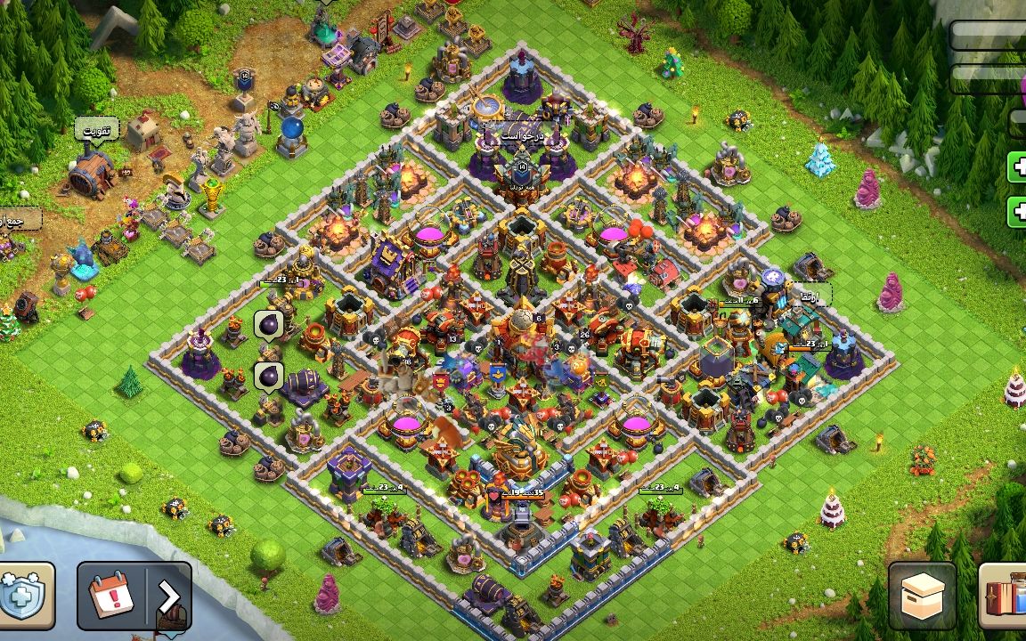 Town Hall 16 CWL Base layout by REZA