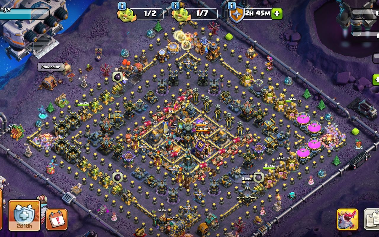 Town Hall 17 Hybrid Base layout by The Kings