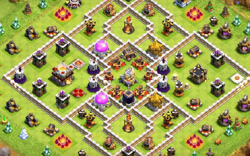 Town Hall 11 Hybrid Base layout by XLR8