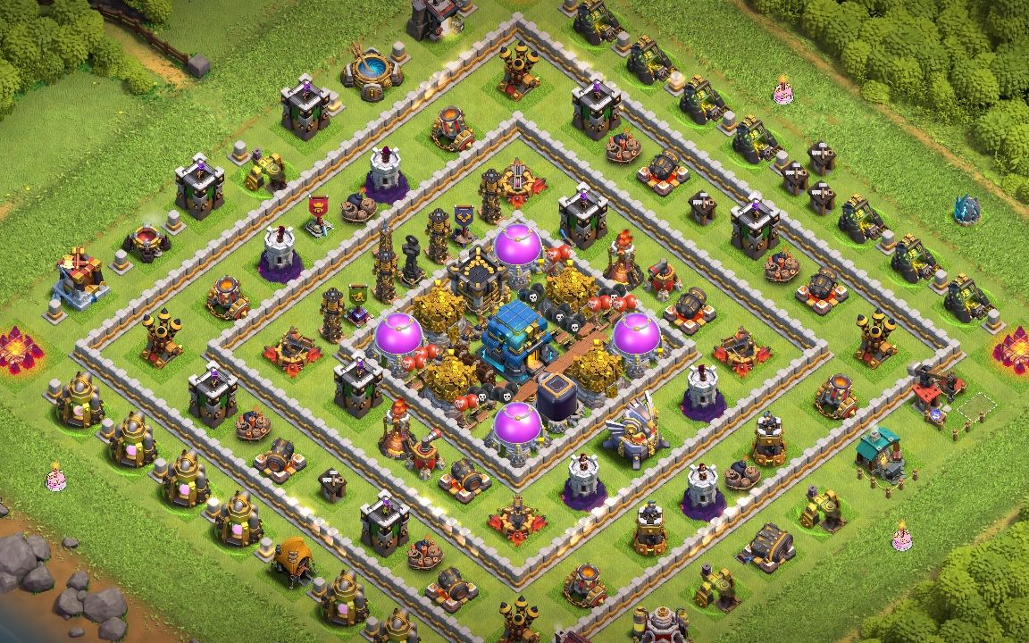 Town Hall 12 Farming Base layout by GodzillaXXL